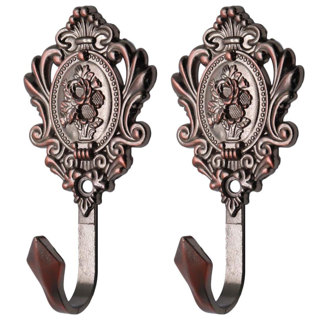 Buy Yootop Vintage Drapery Tiebacks with Sunflower Relief Pattern Red