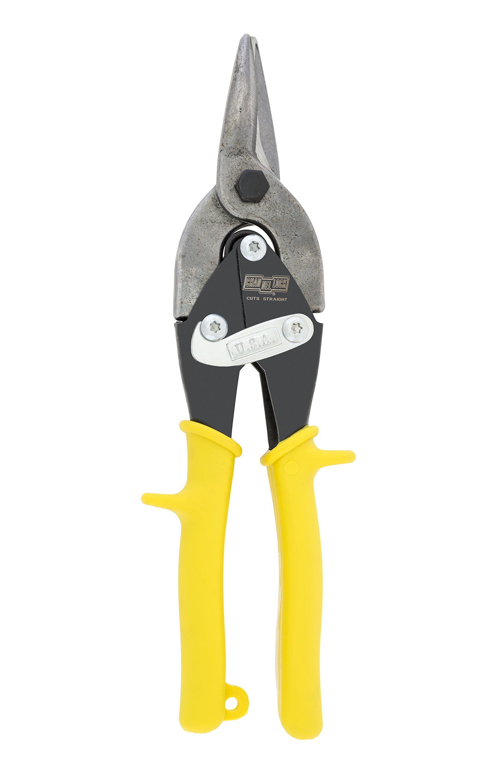 All4Car C-610AS Channel Lock Aviation Snip, 25 cm, Yellow