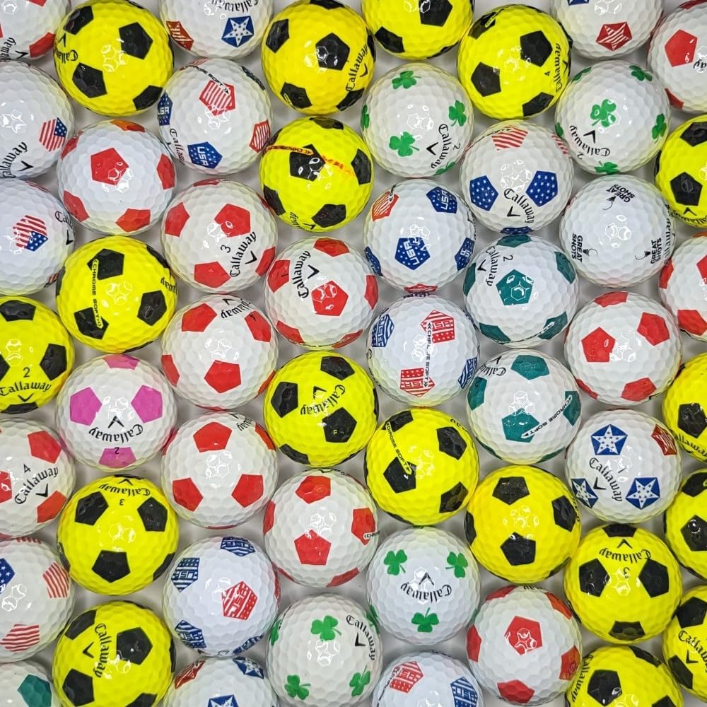 Afford-A-Ball Golf. (25 Pack) Chrome Soft Truvis Recycled for Callaway Golf Balls. Golf Supplies for Men & Women. Premium Golf Balls.