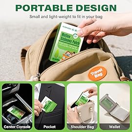 (2026 New) Motion Sickness Patches Non-Drowsy, 100% Natural Motion Sickness Patch(Efficient- Lasts 72 Hours)-for Car Airplane Ship Altitude Sickness(Travel Essentials)-for Adults and Kids(36 Count)