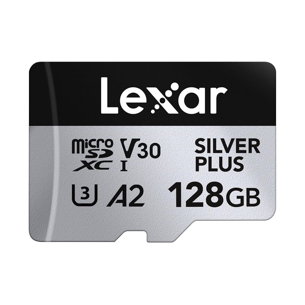 Lexar　マイクロSD 128g Amazon.com: Lexar 128GB Silver Plus Micro SD Card Up to 205
