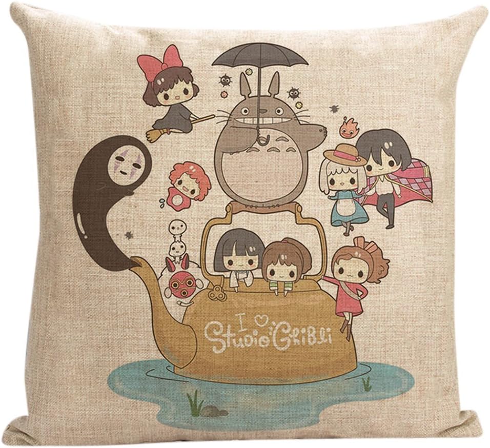 PillowStar My Neighbor Totoro Throw Pillow Cover (Totoro7) by PillowStar