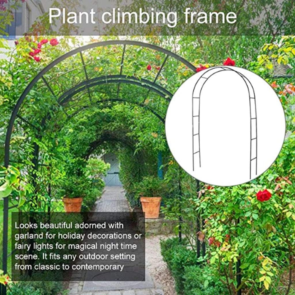 Arbors Garden Arched Flower Stand Metal Steel Garden Rose Arch Used for Garden Hotel Terrace Climbing Plants Outdoor Decorative Pergola