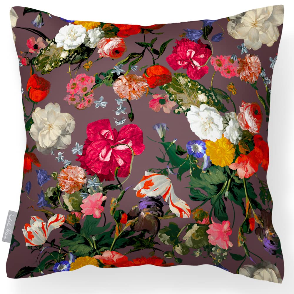 Izabela Peters Italian Grape Outdoor Cushions Waterproof, 50 Cm, Filled Outdoor Cushion, Garden Bouquet- Garden Furniture Cushions, Outdoor Seat Cushions, Garden Chair Cushions