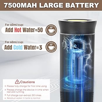 3 en 1 Cafetera Espresso Portátil Máquina de Café Portátil Eléctrica6