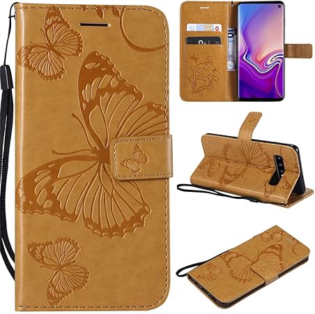 Capa carteira para celular Moto G7 Power [Impressão digital 3D de  borboletas] Capa flip de couro PU para Motorola Moto G7 Power, amarela |  Amazon.com.br