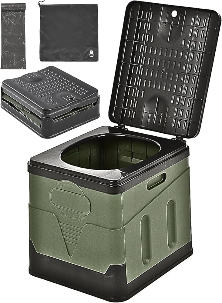 Amazon｜【防災士監修】 簡易トイレ 1台5役で椅子やコンテナに