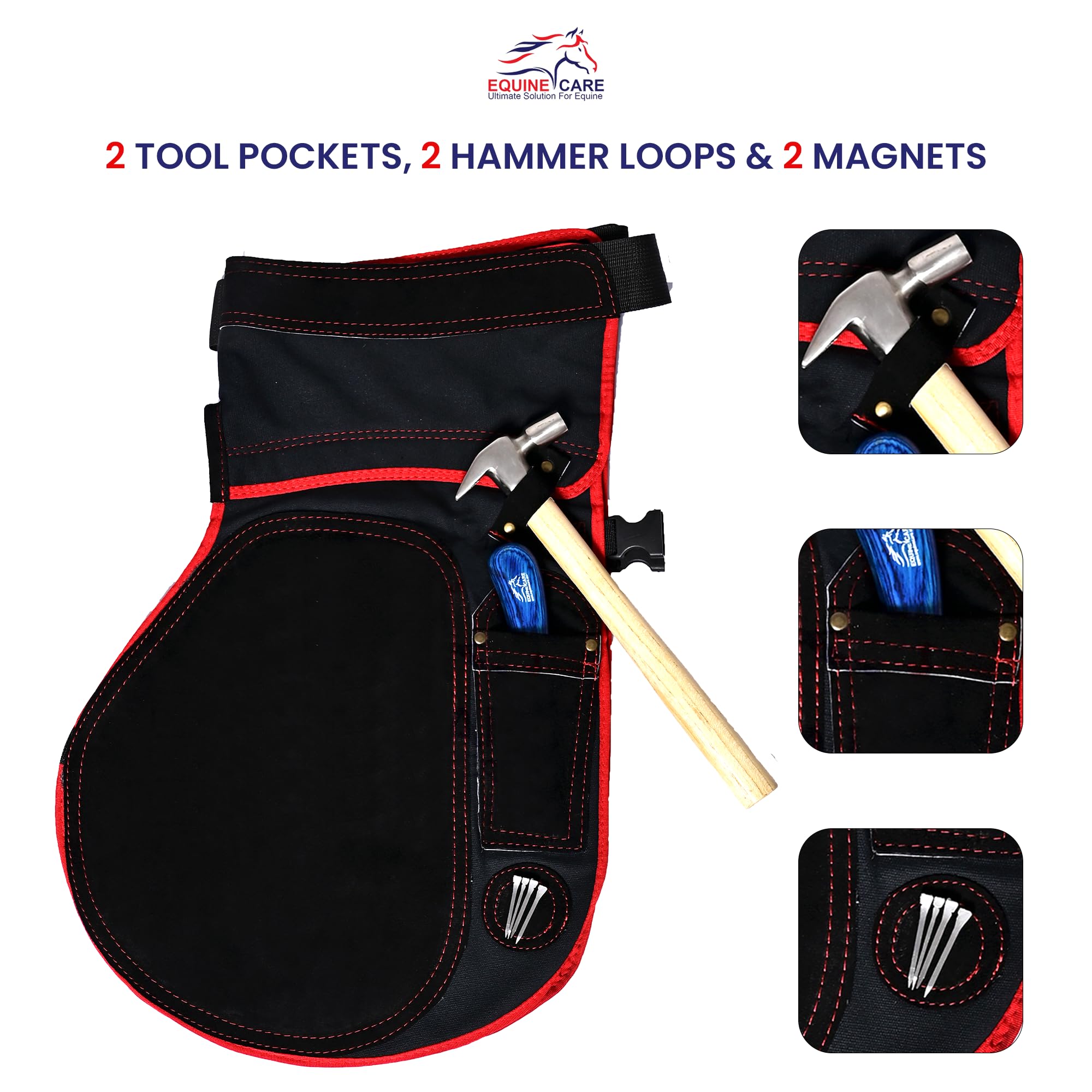 Equine Care Farrier Schürze Chaps - 2mm Rindsleder Produktbild-Vorschau 9