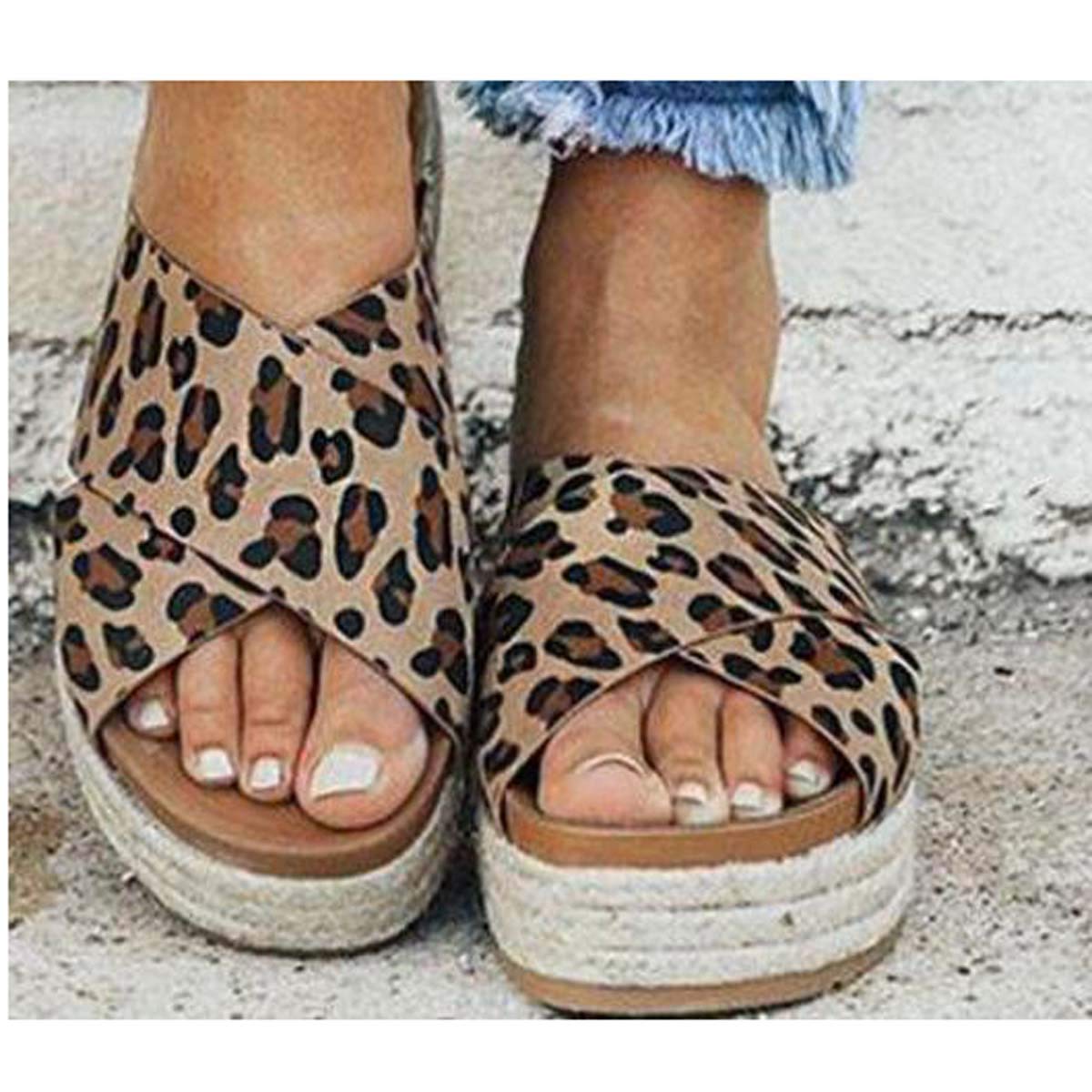 FRAUIT Infradito Donna Zeppa Gomma Sandali Estivi Ragazza Con Tacco E Plateau Scarpe Donne Eleganti Con Zeppa Estive Ciabatte Piscina Ciabatte Ragazze Estive Flop Sandali Da Spiaggia Mare