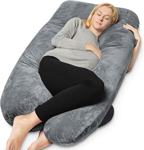 Early Pregnancy Symptoms: Signs You Might Be Pregnant 21 QUEEN ROSE Pregnancy Pillow -Maternity Body Pillow U Shaped with Velvet Cover,Bend...