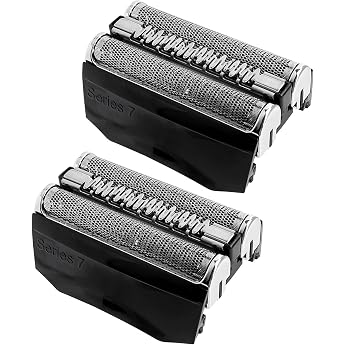 Pack of 2 70B Series 7 Replacement Head Compatible with Series 7 Electric Shaver Shaving Head Foil and Cutter Razor Head Replacement Shaver Part for Men Razor S7 720 720S-3 720S-4 730 790CC 700CC-3