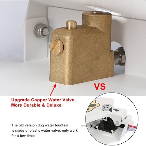 Miniatura 5 de Fuente de agua potable para perros al aire libre, dispensador fácil de activar para mascotas, agua dulce, resistente, fácil de usar