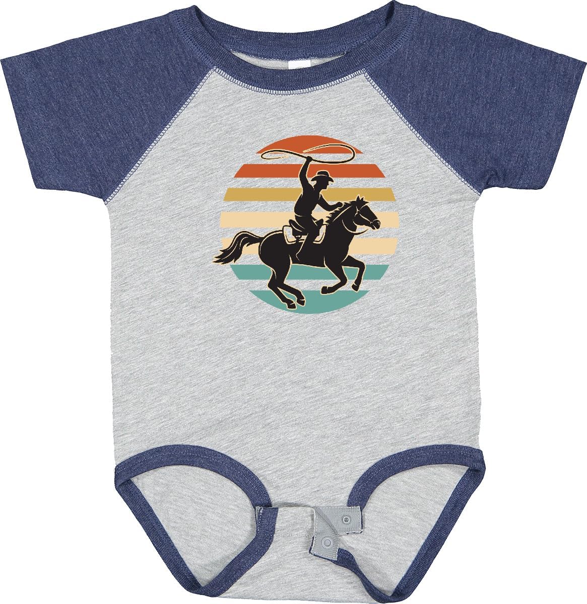 inktastic Rodeo Team Roping Cowboy Baby Bodysuit