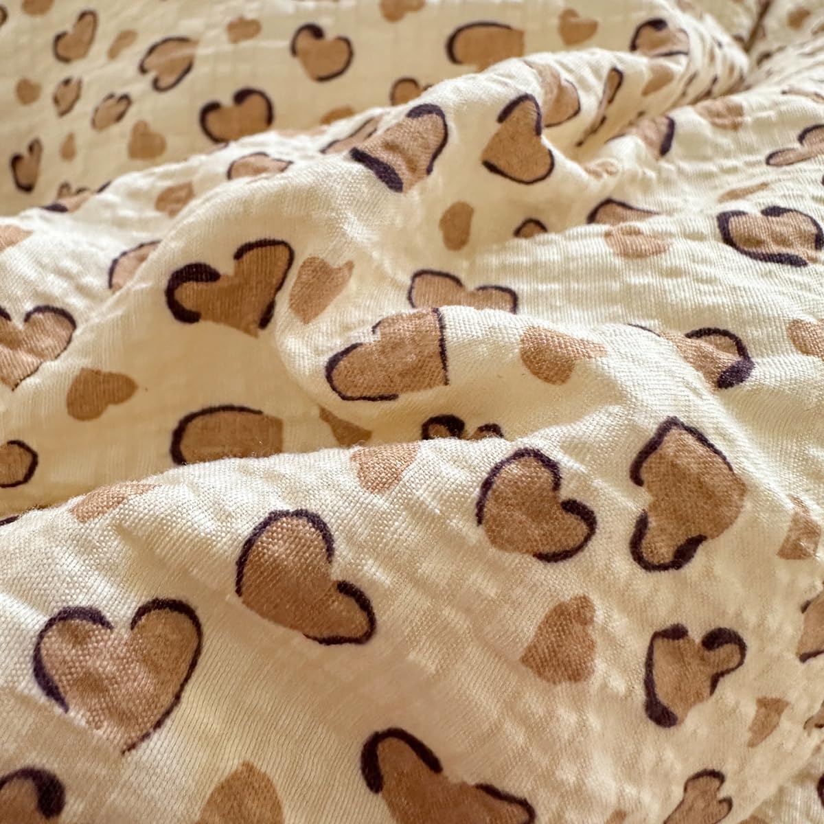 Mateju Copriletto Trapuntato in Morbida Microfibra,100gr/mq Trapuntino Quilt Modello Leggero Matrimoniale Primaverile Estivo, per Coperta Letto Singolo/Piazza e Mezza (Forma a cuore,200x230cm)