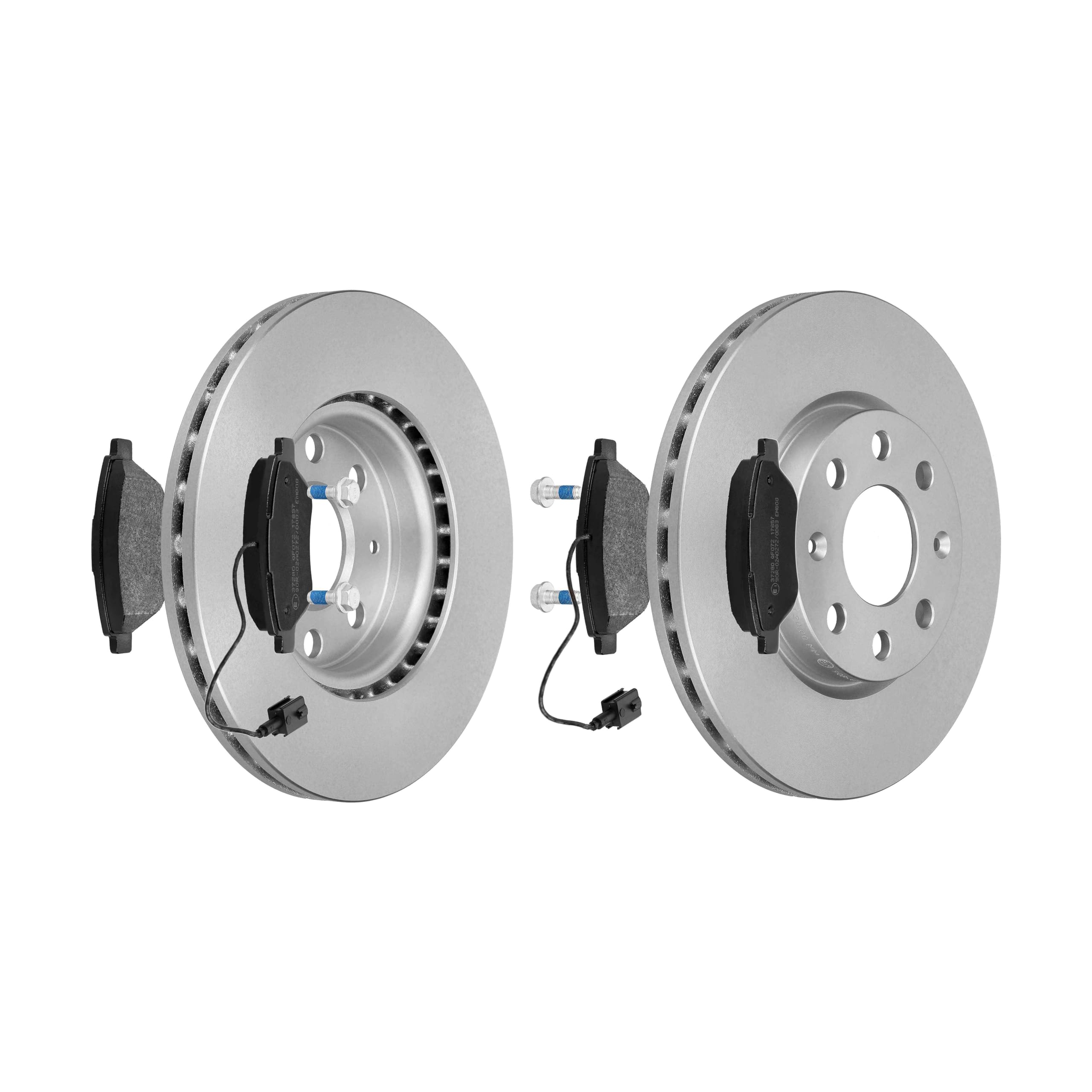 F.BECKER_LINE BREMSSCHEIBEN Ø257MM + BREMSBELÄGE VORNE FÜR FIAT PUNTO EVO
