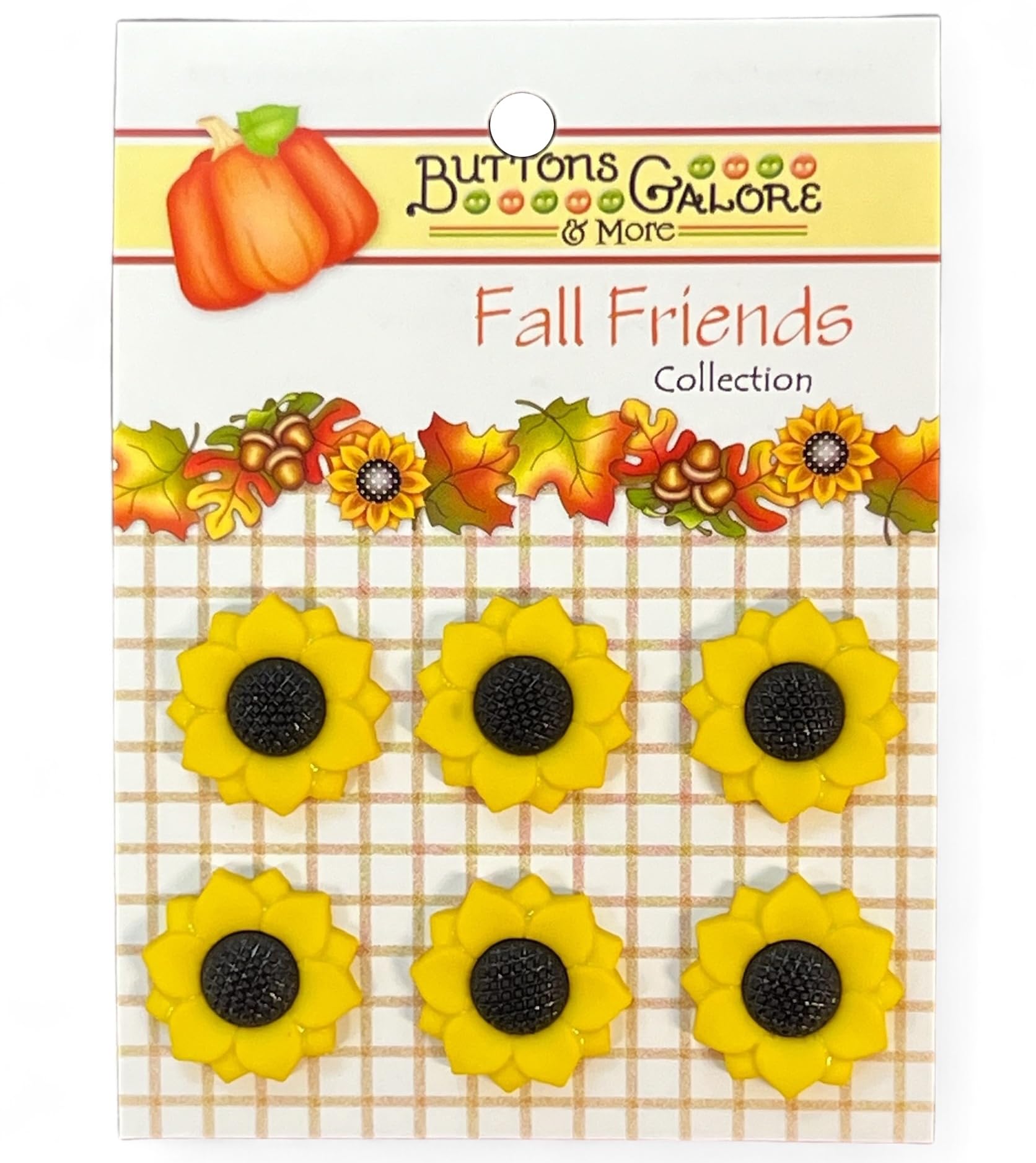 Buttons Galore Button Theme Pack-Sunflowers