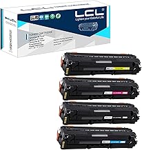 LCL Remanufactured Toner Cartridge CLT-506L CLT-K506L CLT-C506L CLT-M506L CLT-Y506L (1Black 1Cyan 1Magenta 1Yellow) Replacement for Samsung CLP-680 680DW 680DN Samsung CLX-6260FR 6260FD CLX-6260