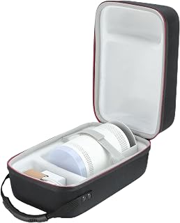 Growalleter Hard Case for Samsung 30” - 100” The Freestyle Gen 2 Portable Projector, Carrying Case Compatibility with Samsung Freestyle Gen 2 Projector (Black)