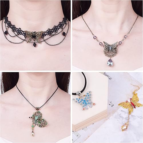 Miniatura 5 de Pandahall - Colgantes de araña de aleación tibetana para hacer joyas y collares