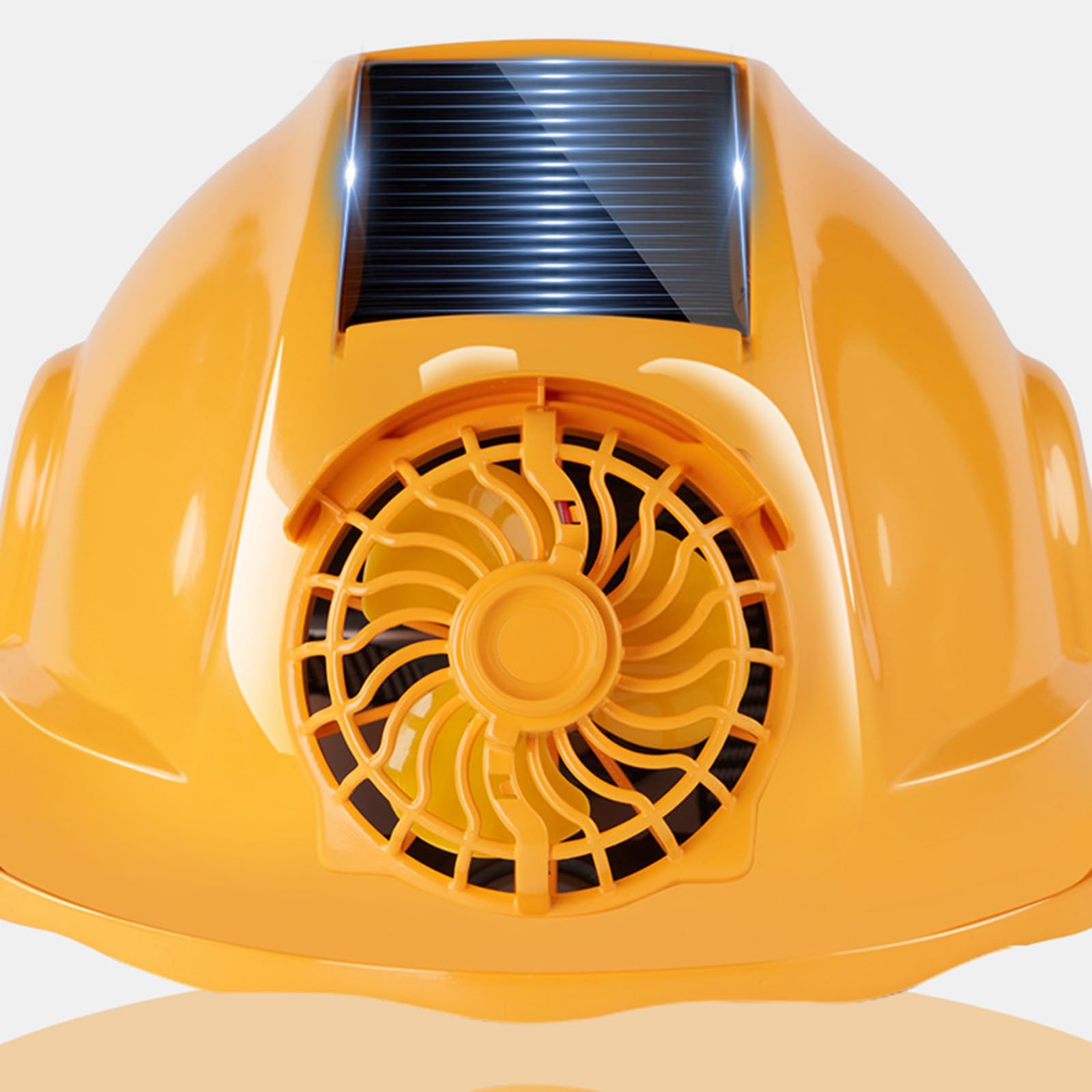 Belüfteter Schutzhelm mit Solaraufladung, Yellow standard edit