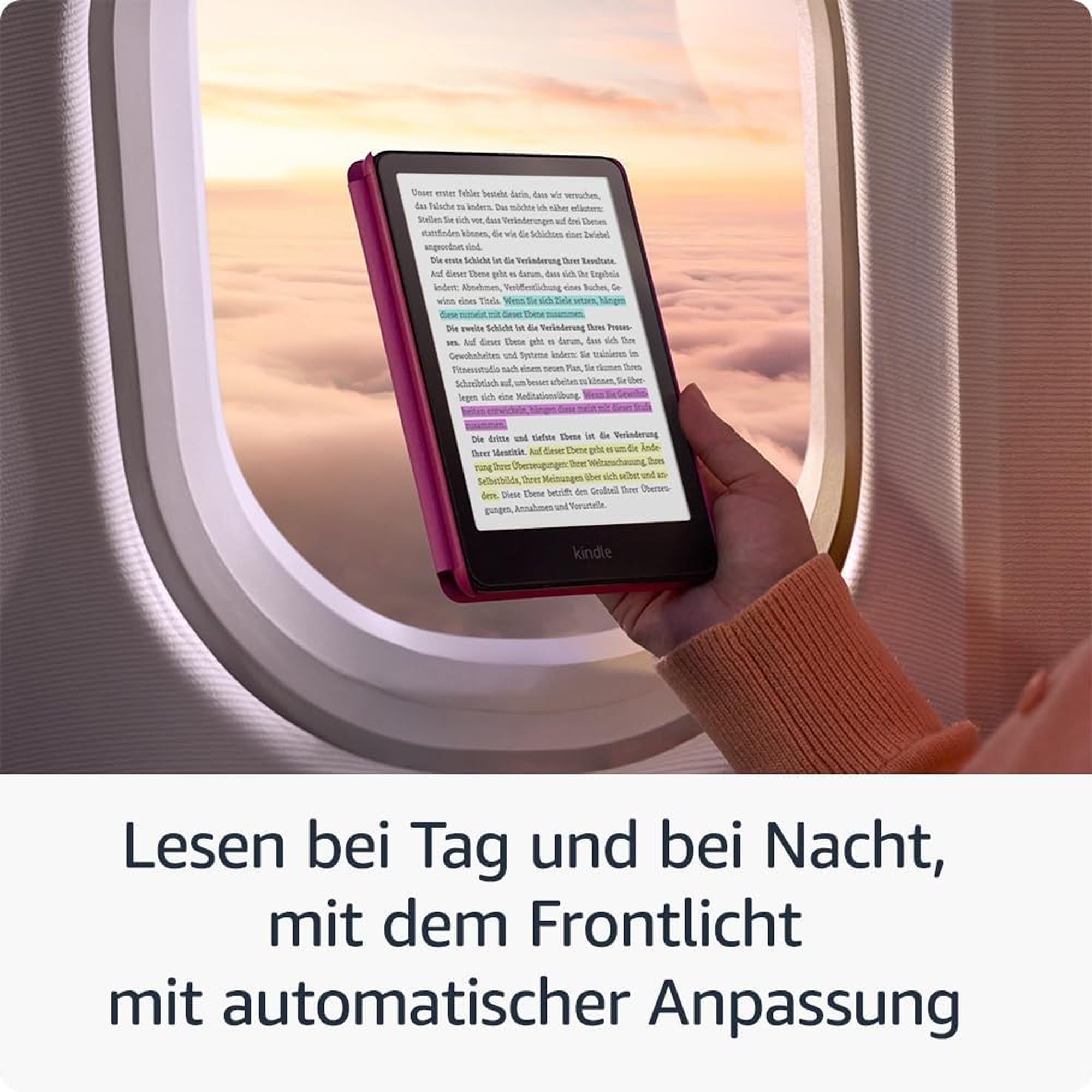 Kindle Colorsoft Signature Edition (32 GB) Mit jade transparenter Hülle und Kabelloses Ladedock