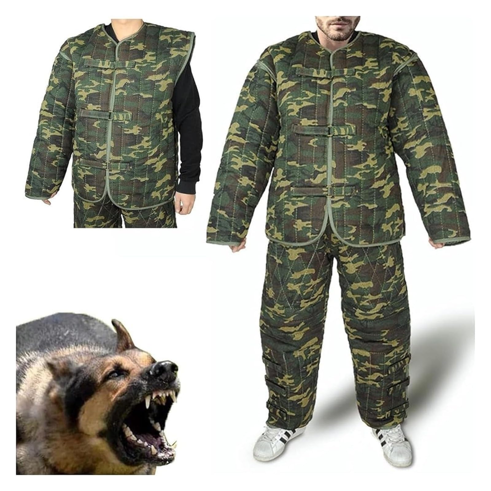 DXYOYONGMZ Dog Training Suit, Anti-Dog Bite Jumpsuit, Training Dog Protective Clothing, Professional Bite Dog Suit Large Body Protection Police Dog Training Bite Suit Jacket