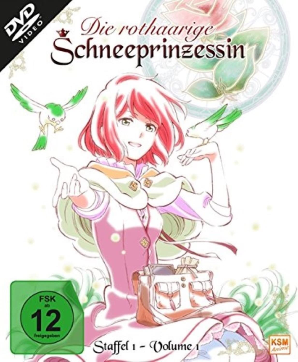 Serie anime Die rothaarige Schneeprinzessin, pack inicial en DVD con episodios 01-04