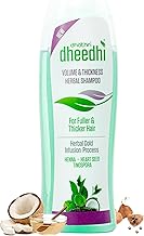 Dhathri Dheedhi Volume and Thickness Herbal Shampoo 400ml, With Henna, Heartseed, and Tinospora, Nourishes and Nurtures Fine Thin Hair to Increase Volume and Thickness