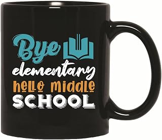 Funny Middle School Gift Ideas for Elementary Students 11oz 15oz Black Coffee Mug