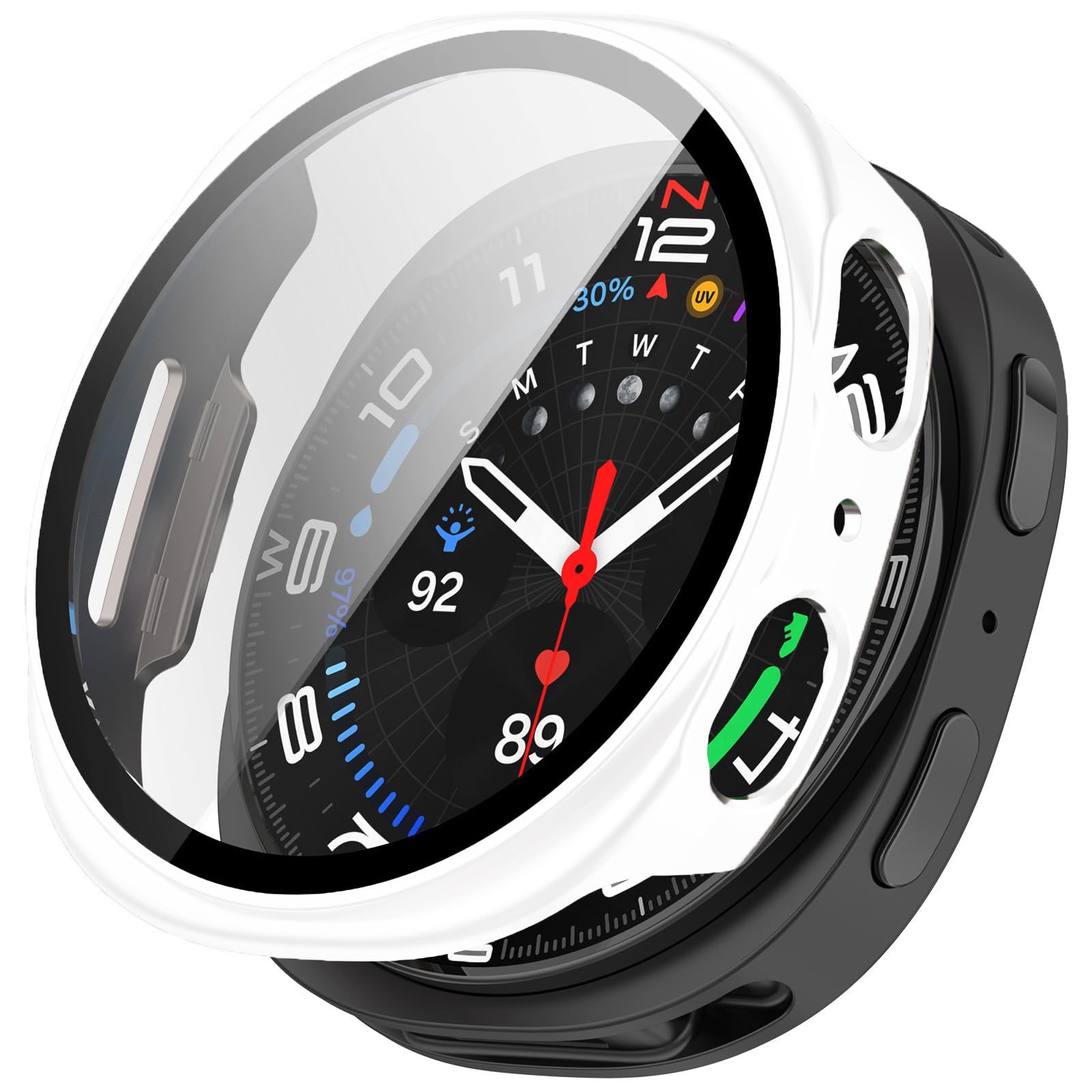 Confezione da 2 custodie rigide per Samsung Galaxy Watch 8 9 44 mm