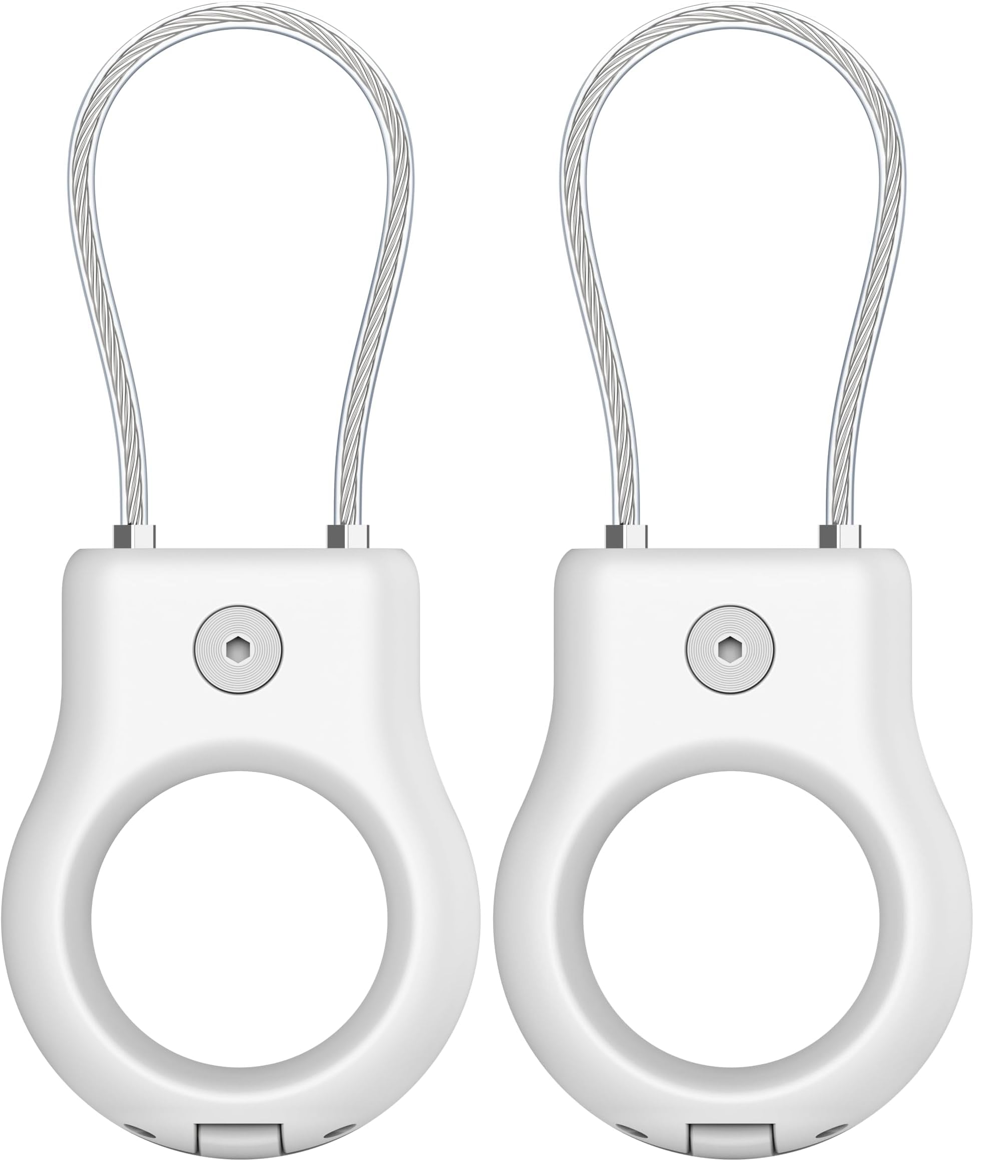 Funda AirTag Belkin protector Secure Holder cable metálico resistente pack de 2 2