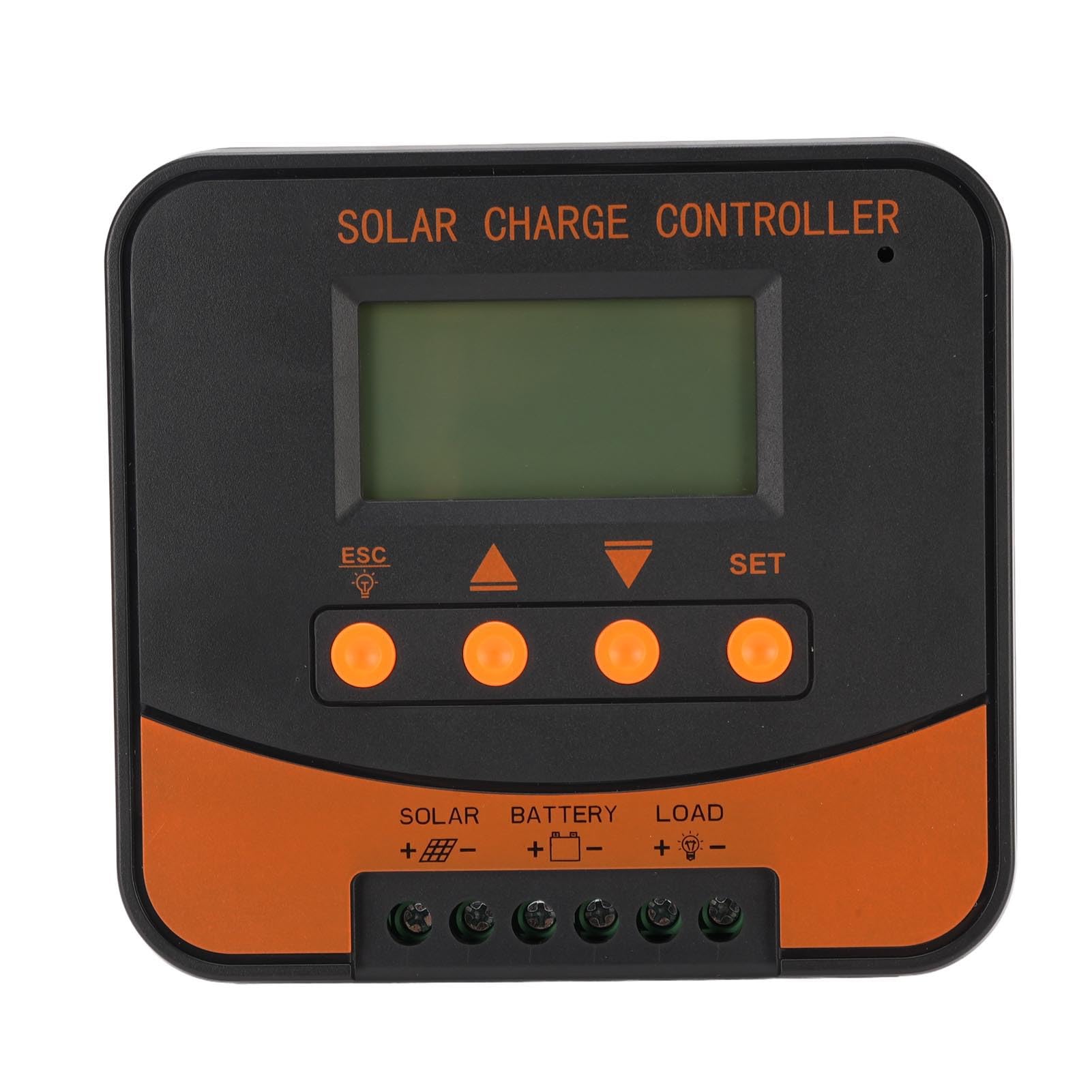 Kontroler ładowania Słonecznego MPPT, Regulator Wyświetlacza LCD 12 V 24 V 20 A z kompleksową ochroną Napięcia, Idealny do Akumulatorów Panelowych, GEL, SLA, LFP i LI USE