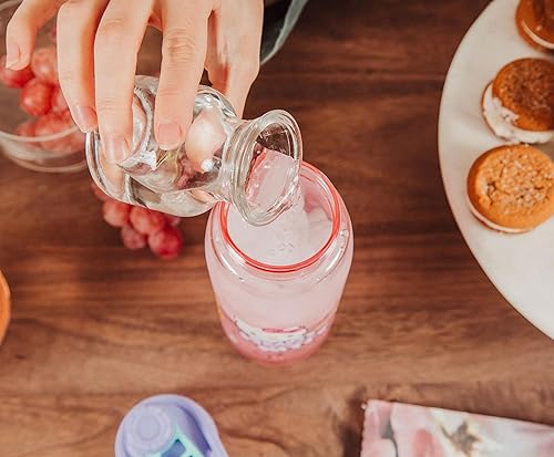 Miniatura 4 de Hello Kitty Rainbow Treat And Stars - Botella de agua con tapa, plástico