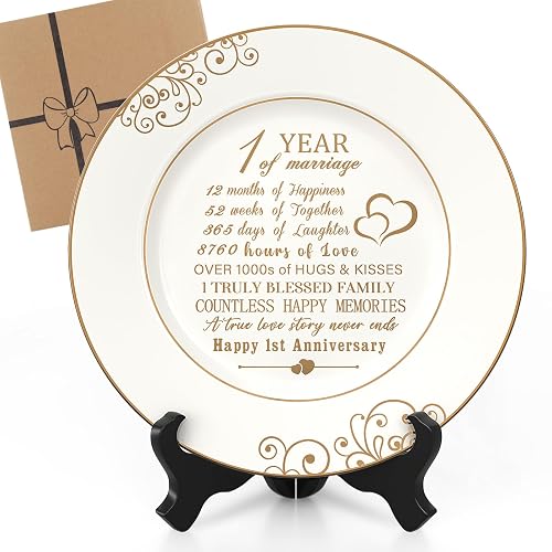 Urllinz 1st Anniversary Plate with 24k Gold Foil - 1