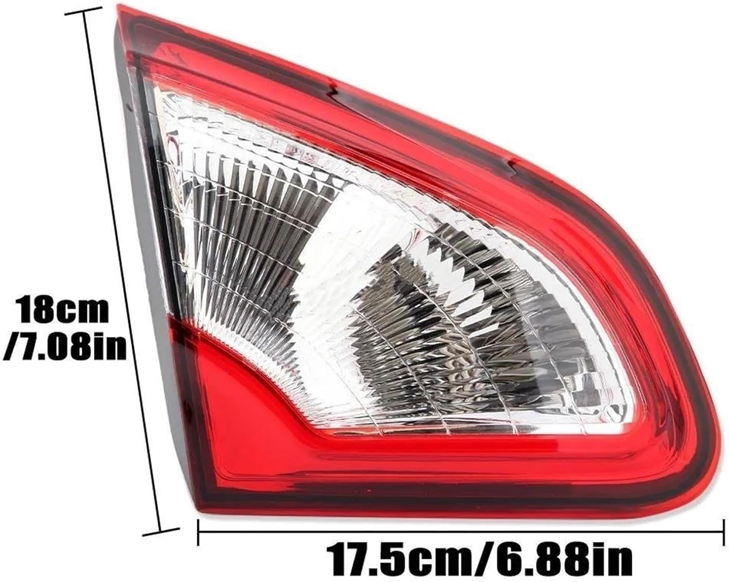 リアテールライト 用の日産 用のQashqai 2010-2014 EUバージョンインナーリアテールライトリアブレーキランプ警告灯電