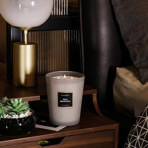 Miniatura 5 de HomeLights Velas perfumadas de alta calidad, cera de soja natural de 33.3 onzas, aromaterapia para el hogar, de larga duración, sin humo, 130 horas
