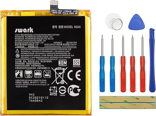 Batería KG40 Compatible con Motorola Moto G8 PlayMoto One MacroMoto G Fast con Herramientas