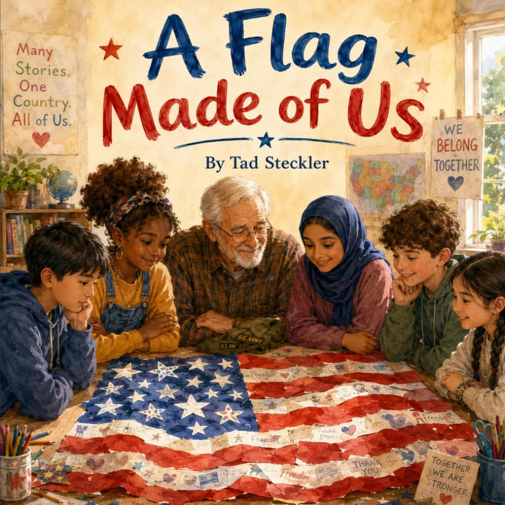 A Flag Made of Us: A Story of Many Hands, One Country, and What We Choose to Build Together