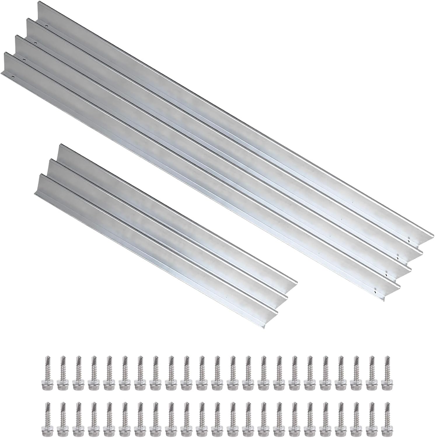 Heavy Duty Garage Door Support Reinforcement Strut Kit for 8FT Garage Door, U-Bar Support Bracket