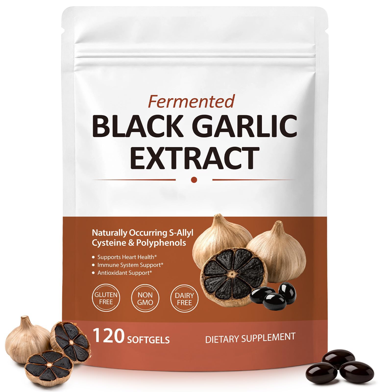 Fermented Black Garlic Extract Softgels 1pcs-120p