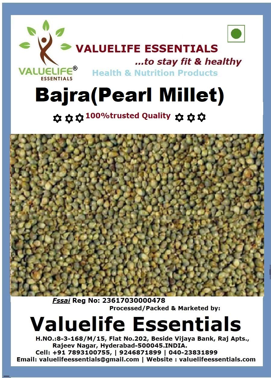 Value Life Bajra(Pearl Millet), Sajjalu 1kg