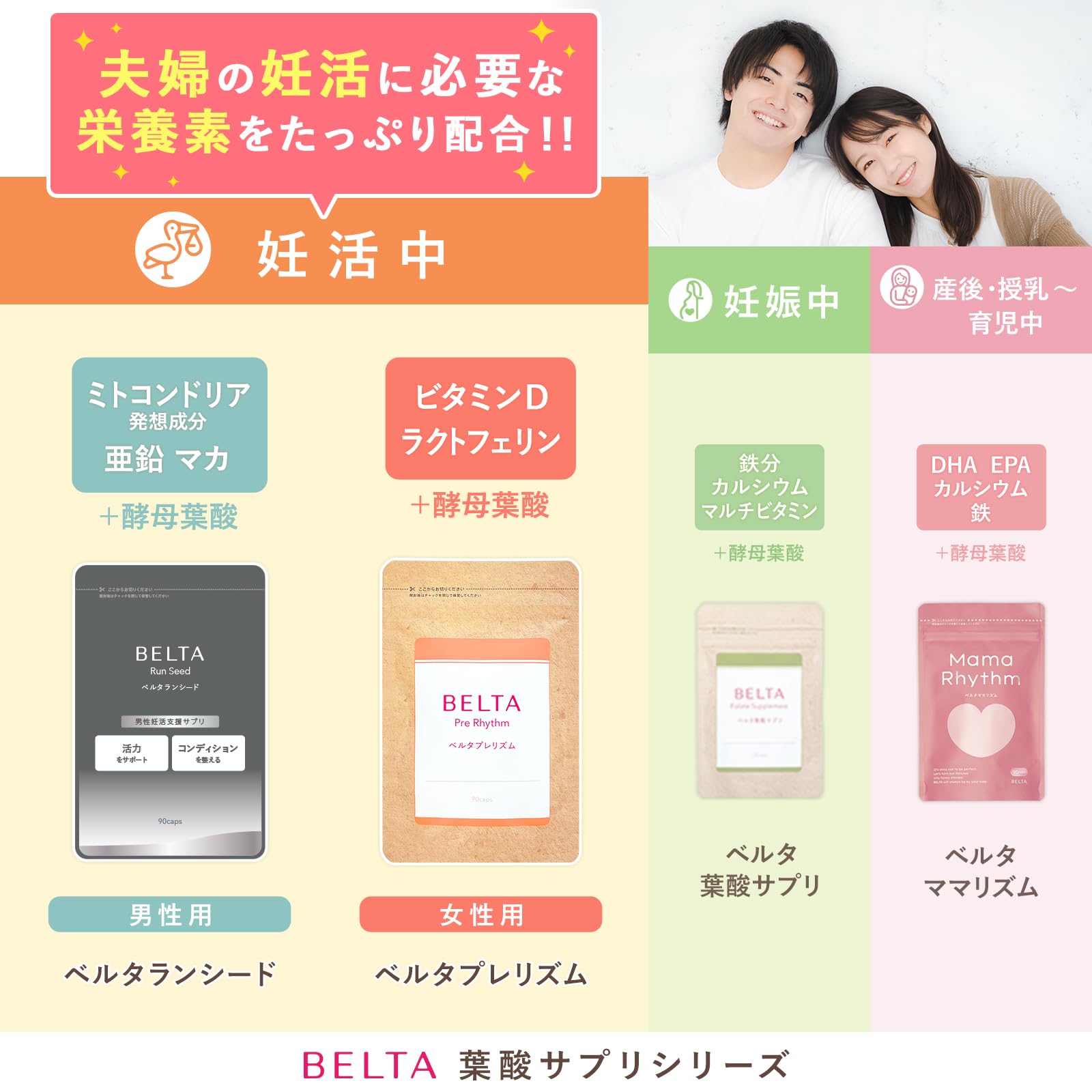 Amazon.co.jp: 【妊活×葉酸】妊活 サプリ 葉酸 400μg 妊婦 ビタミンD