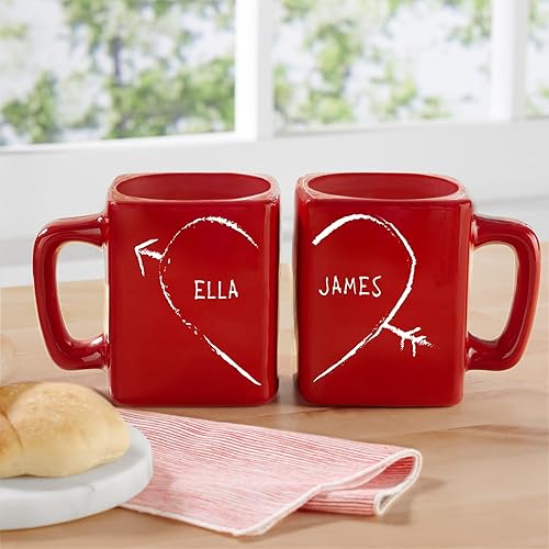 Miniatura 6 de Let's Make Memories Taza personalizada SCRABBLE para parejas, taza de café, Navidad, día de San Valentín
