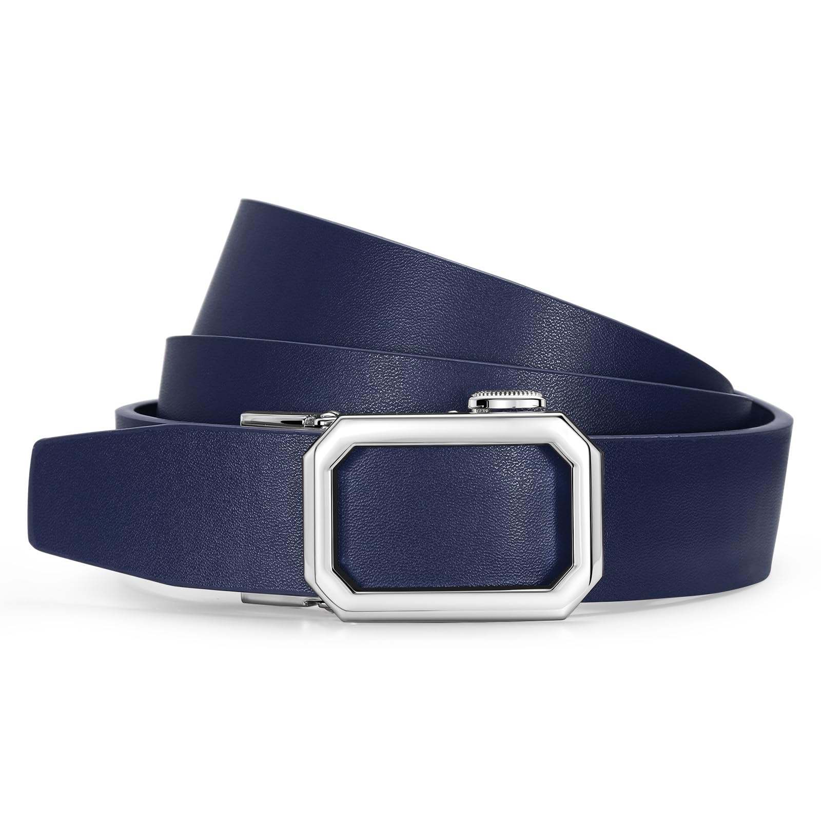 SUOSDEY Ratschengürtel für Damen, Automatik Ledergürtel ohne löcher für Jeanshosen verstellbare 31 mm Breite