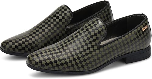 Miniatura 7 de UUBARIS Mocasines de terciopelo para hombre, zapatos de vestir de estilo moderno, zapatos de esmoquin clásicos, zapatos Oxford casuales