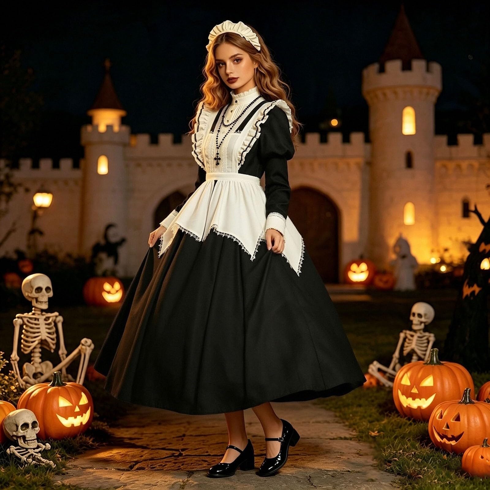 Robe Femme d'halloween Robe Lolita Gothique Grande Taille