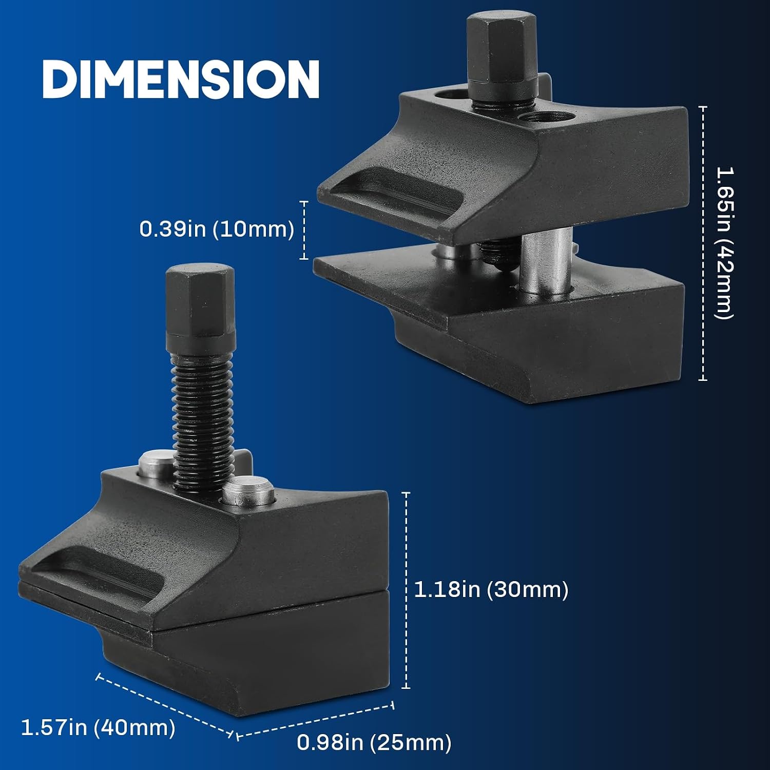 Universal Suspension Strut Split Tool | Steel Suspension Strut Split Hub Steering Knuckle Spreader Tool - Heavy Duty Steel, Double-Ended Design, Compatible with VW, Audi, Ford, BMW