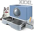 XXXL Stainless Steel Litter Box with Lid - product image