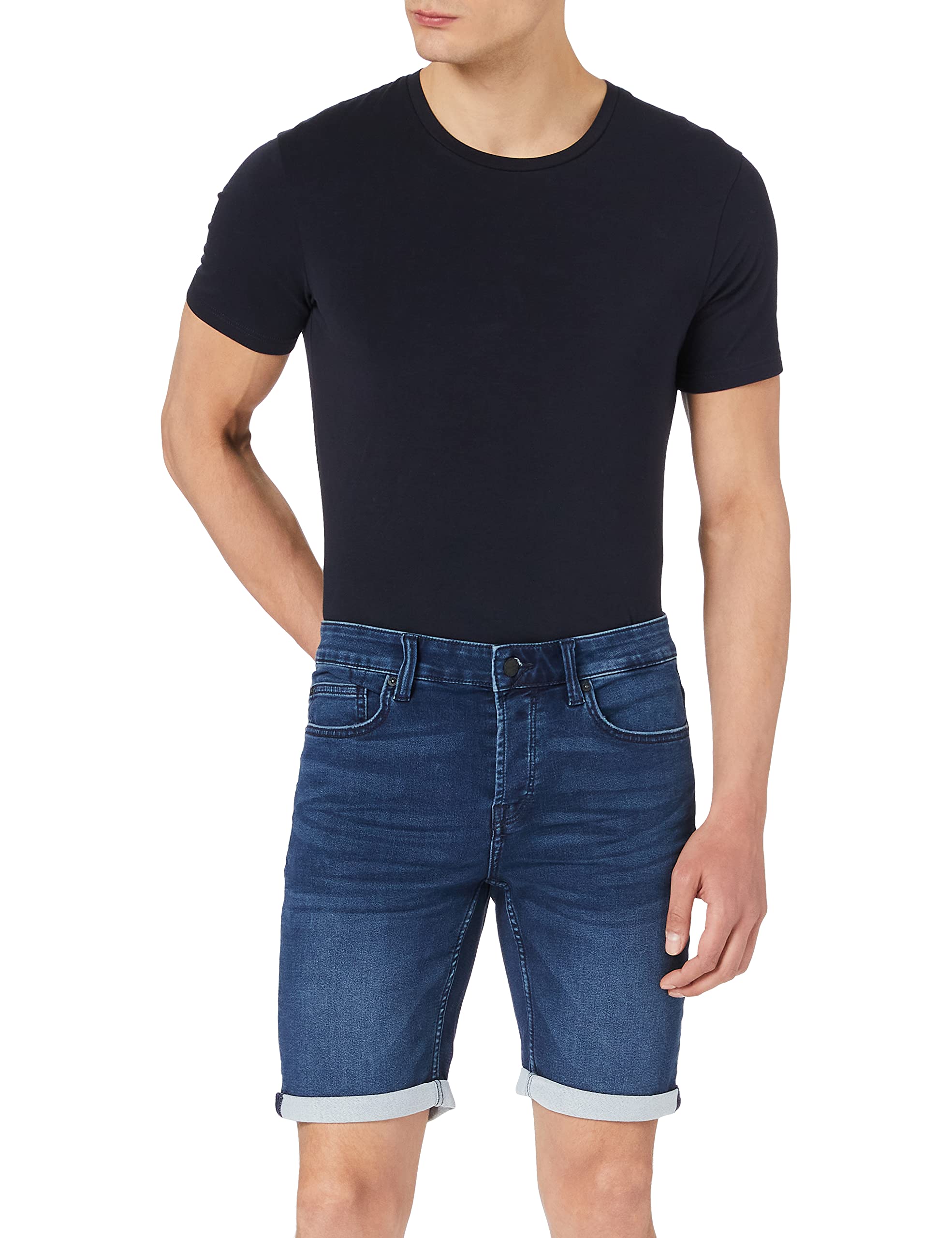 Only & Sons Pantalones Cortos de Jean para Hombre