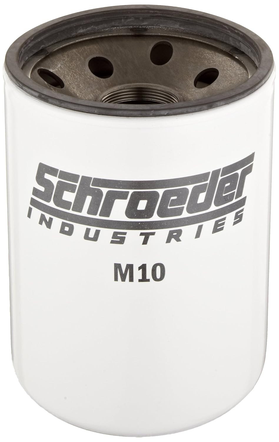 Schroeder M10 Spin-on Hydraulic Filter Element, Cellulose, Removes Rust, Metallic Debris, Fibers, Dirt; 10.5" Height, 5.0" OD, 10 Micron